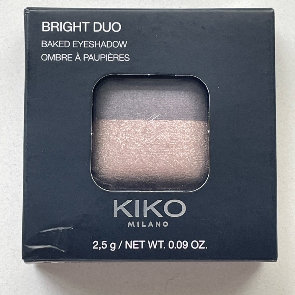 Kiko Milano • Bright Duo Eyeshadow • Pearly Light Mauve / Rosy Gray - Picture 7 of 9